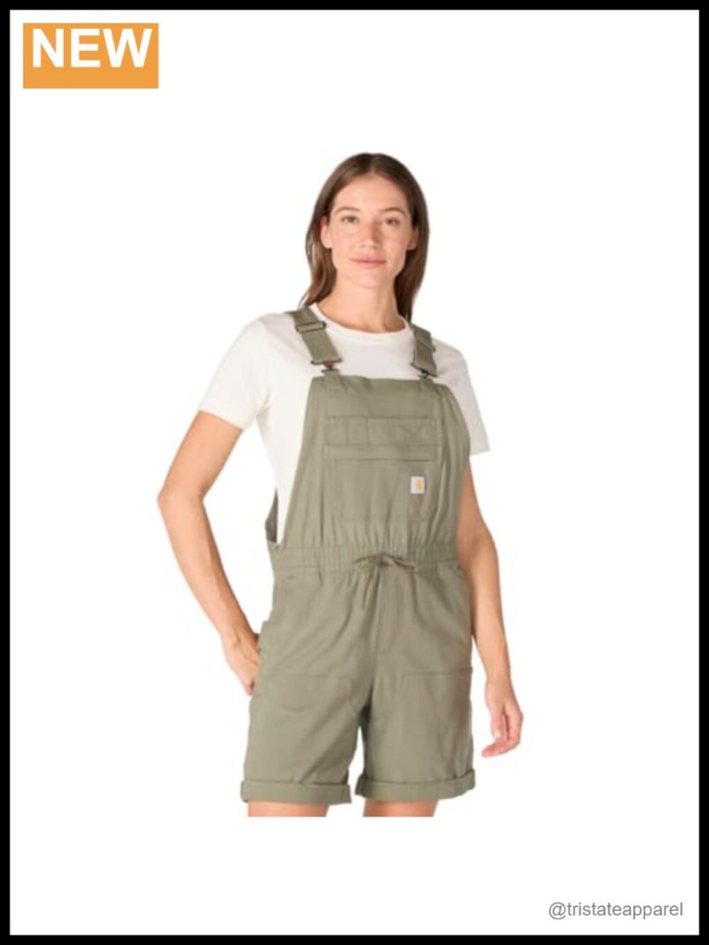 Carhartt Force Ripstop Shortall Work Utility Overalls Relaxed Fit
